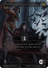 Capital Punishment (Silver Kryptik Language) - Genesis [Wave 2] - Kryptik TCG card