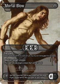 Mortal Blow - Genesis [Wave 2] - Kryptik TCG card