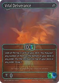 Vital Deliverance (Box Topper) - Genesis [Wave 2] - Kryptik TCG card