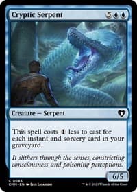 Cryptic Serpent - Commander Masters - Magic: The Gathering card