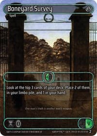 Boneyard Survey (Box Topper) - Genesis [Wave 2] - Kryptik TCG card