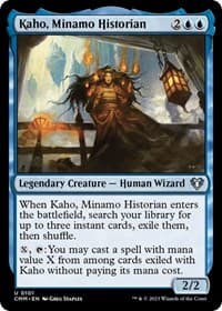 Kaho, Minamo Historian - Commander Masters - Magic: The Gathering card