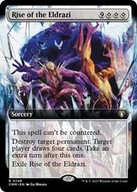 Rise of the Eldrazi (Extended Art) - Commander Masters - Magic: The Gathering card