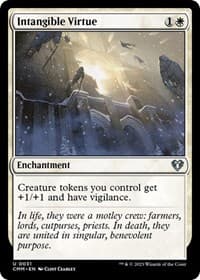 Intangible Virtue - Commander Masters - Magic: The Gathering card