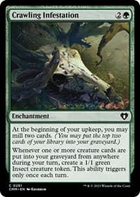 Crawling Infestation - Commander Masters - Magic: The Gathering card