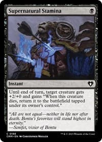 Supernatural Stamina - Commander Masters - Magic: The Gathering card