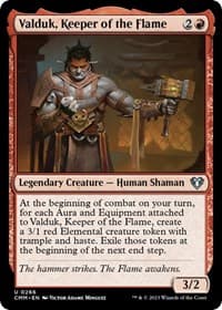 Valduk, Keeper of the Flame - Commander Masters - Magic: The Gathering card