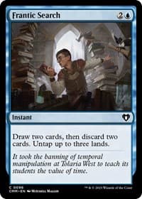Frantic Search - Commander Masters - Magic: The Gathering card