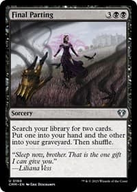 Final Parting - Commander Masters - Magic: The Gathering card