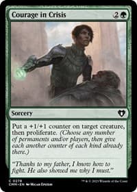 Courage in Crisis - Commander Masters - Magic: The Gathering card