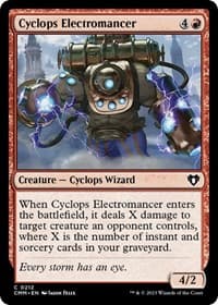 Cyclops Electromancer - Commander Masters - Magic: The Gathering card