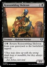 Reassembling Skeleton - Commander Masters - Magic: The Gathering card