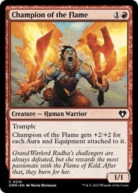 Champion of the Flame - Commander Masters - Magic: The Gathering card