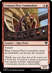 Crimson Fleet Commodore - Commander Masters - Magic: The Gathering card