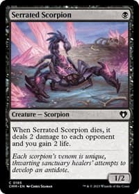 Serrated Scorpion - Commander Masters - Magic: The Gathering card
