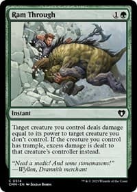 Ram Through - Commander Masters - Magic: The Gathering card