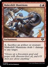 Makeshift Munitions - Commander Masters - Magic: The Gathering card