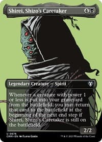 Shirei, Shizo's Caretaker (Borderless) - Commander Masters - Magic: The Gathering card