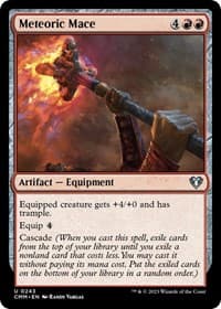 Meteoric Mace - Commander Masters - Magic: The Gathering card