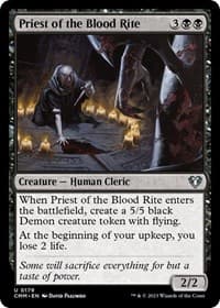 Priest of the Blood Rite - Commander Masters - Magic: The Gathering card