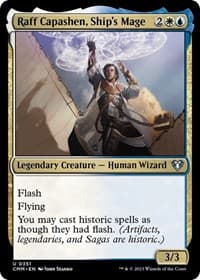 Raff Capashen, Ship's Mage - Commander Masters - Magic: The Gathering card