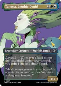 Tatyova, Benthic Druid (Borderless) - Commander Masters - Magic: The Gathering card