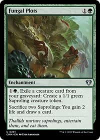 Fungal Plots - Commander Masters - Magic: The Gathering card