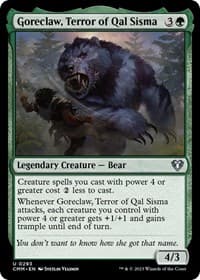 Goreclaw, Terror of Qal Sisma - Commander Masters - Magic: The Gathering card