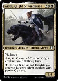Aryel, Knight of Windgrace - Commander Masters - Magic: The Gathering card