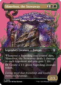 Slimefoot, the Stowaway (Borderless) - Commander Masters - Magic: The Gathering card