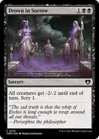 Drown in Sorrow - Commander Masters - Magic: The Gathering card