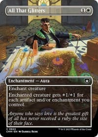 All That Glitters (Borderless) - Commander Masters - Magic: The Gathering card