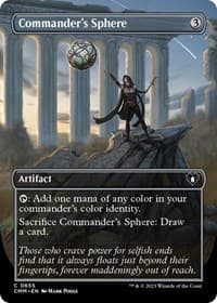 Commander's Sphere (Borderless) - Commander Masters - Magic: The Gathering card