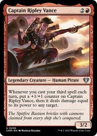 Captain Ripley Vance - Commander Masters - Magic: The Gathering card