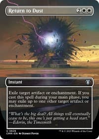 Return to Dust (Borderless) - Commander Masters - Magic: The Gathering card
