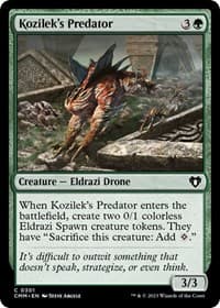 Kozilek's Predator - Commander Masters - Magic: The Gathering card
