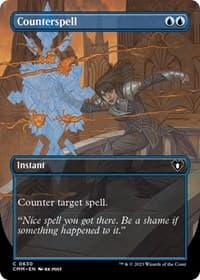 Counterspell (Borderless) - Commander Masters - Magic: The Gathering card