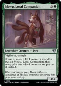 Mowu, Loyal Companion - Commander Masters - Magic: The Gathering card