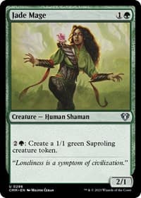 Jade Mage - Commander Masters - Magic: The Gathering card