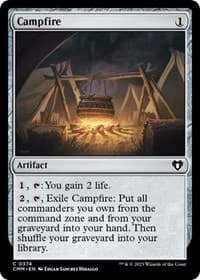 Campfire - Commander Masters - Magic: The Gathering card