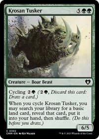 Krosan Tusker - Commander Masters - Magic: The Gathering card