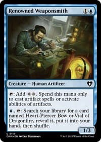 Renowned Weaponsmith - Commander Masters - Magic: The Gathering card