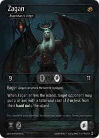 Zagan - Genesis [Wave 2] - Kryptik TCG card