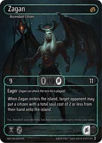 Zagan (Box Topper) - Genesis [Wave 2] - Kryptik TCG card