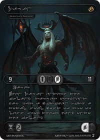 Zagan (Silver Kryptik Language) - Genesis [Wave 2] - Kryptik TCG card