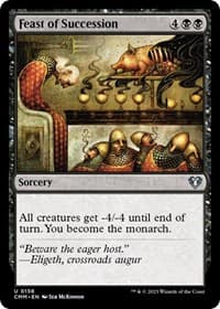 Feast of Succession - Commander Masters - Magic: The Gathering card