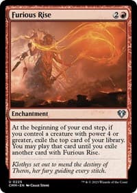 Furious Rise - Commander Masters - Magic: The Gathering card