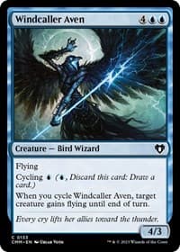 Windcaller Aven - Commander Masters - Magic: The Gathering card