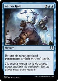 Aether Gale - Commander Masters - Magic: The Gathering card