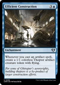 Efficient Construction - Commander Masters - Magic: The Gathering card
